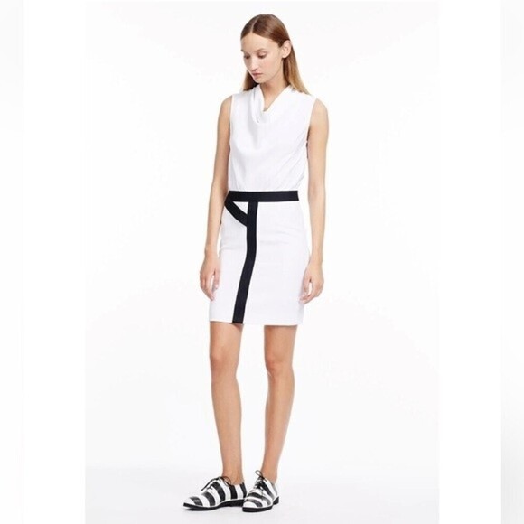 COP.COPINE Jungle White Mini Shift Dress Size L - Picture 1 of 16